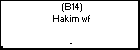 (B14) Hakim wf