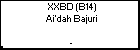 XXBD (B14) Ai'dah Bajuri