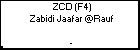 ZCD (F4) Zabidi Jaafar @Rauf