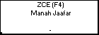 ZCE (F4) Manah Jaafar