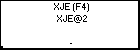 XJE (F4) XJE@2