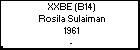 XXBE (B14) Rosila Sulaiman