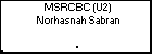 MSRCBC (U2) Norhasnah Sabran