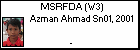 MSRFDA (W3) Azman Ahmad Sn01, 2001