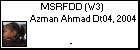 MSRFDD (W3) Azman Ahmad Dt04, 2004