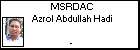 MSRDAC Azrol Abdullah Hadi