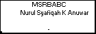 MSRBABC Nurul Syafiqah K Anuwar