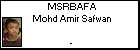 MSRBAFA Mohd Amir Safwan