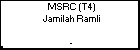 MSRC (T4) Jamilah Ramli