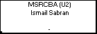 MSRCBA (U2) Ismail Sabran