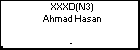 XXXD(N3) Ahmad Hasan