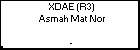 XDAE (R3) Asmah Mat Nor