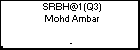 SRBH@1 (Q3) Mohd Ambar