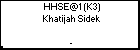 HHSE@1 (K3) Khatijah Sidek