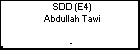 SDD (E4) Abdullah Tawi