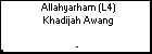 Allahyarham (L4) Khadijah Awang