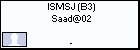 ISMSJ (B3) Saad@02