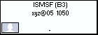 ISMSF (B3) xyz@05  1050