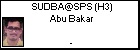 SUDBA@SPS (H3) Abu Bakar