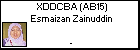 XDDCBA (AB15) Esmaizan Zainuddin