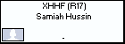 XHHF (R17) Samiah Hussin
