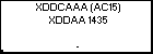 XDDCAAA (AC15) XDDAA 1435