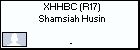 XHHBC (R17) Shamsiah Husin