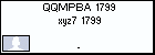 QQMPBA  1799 xyz7  1799