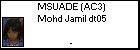 MSUADE (AC3) Mohd Jamil dt05
