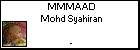MMMAAD Mohd Syahiran