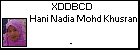 XDDBCD Hani Nadia Mohd Khusran