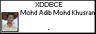 XDDBCE Mohd Adib Mohd Khusran