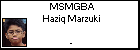 MSMGBA Haziq Marzuki