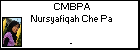 CMBPA Nursyafiqah Che Pa
