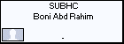 SUBHC Boni Abd Rahim