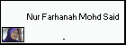  Nur Farhanah Mohd Said
