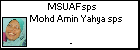 MSUAFsps Mohd Amin Yahya sps