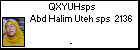 QXYUHsps Abd Halim Uteh sps  2136