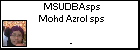 MSUDBAsps Mohd Azrol sps