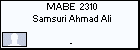 MABE  2310 Samsuri Ahmad Ali