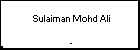  Sulaiman Mohd Ali
