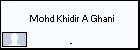 Mohd Khidir A Ghani