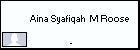  Aina Syafiqah  M Roose