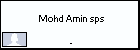  Mohd Amin sps