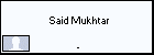 Said Mukhtar