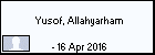  Yusof, Allahyarham