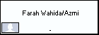  Farah Wahida/Azmi
