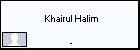  Khairul Halim