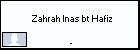  Zahrah Inas bt Hafiz