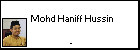  Mohd Haniff Hussin